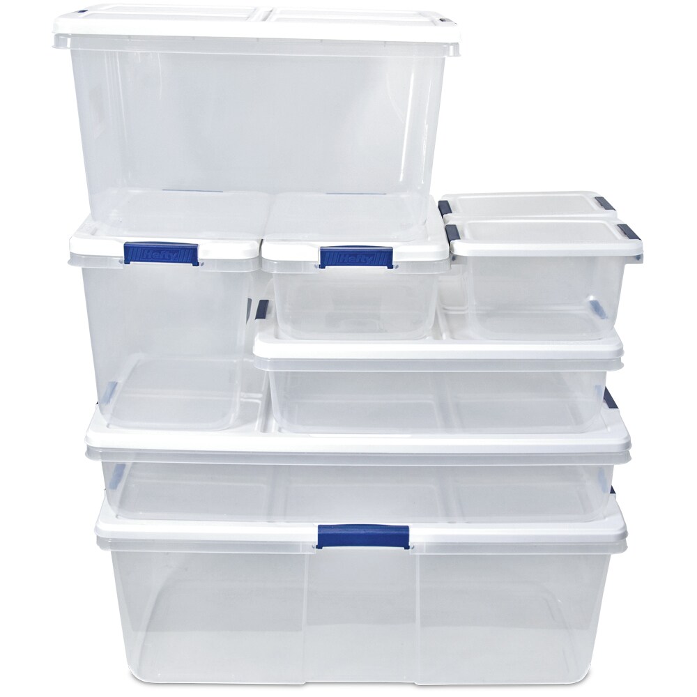 Shop Hefty Hefty Clear Plastic Storage Container Collection at